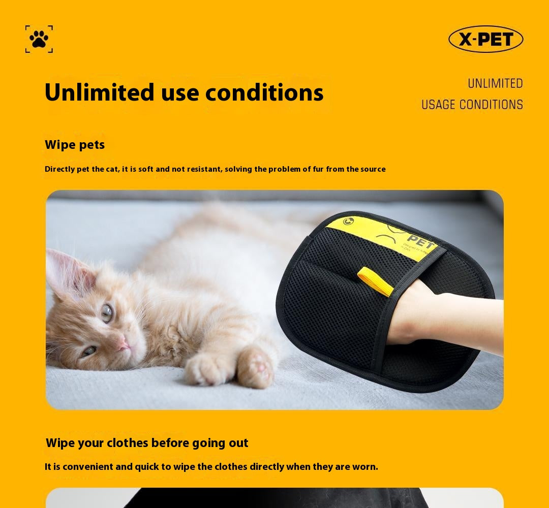 Guantes Portátiles para Eliminar Pelos de Mascotas en el Hogar