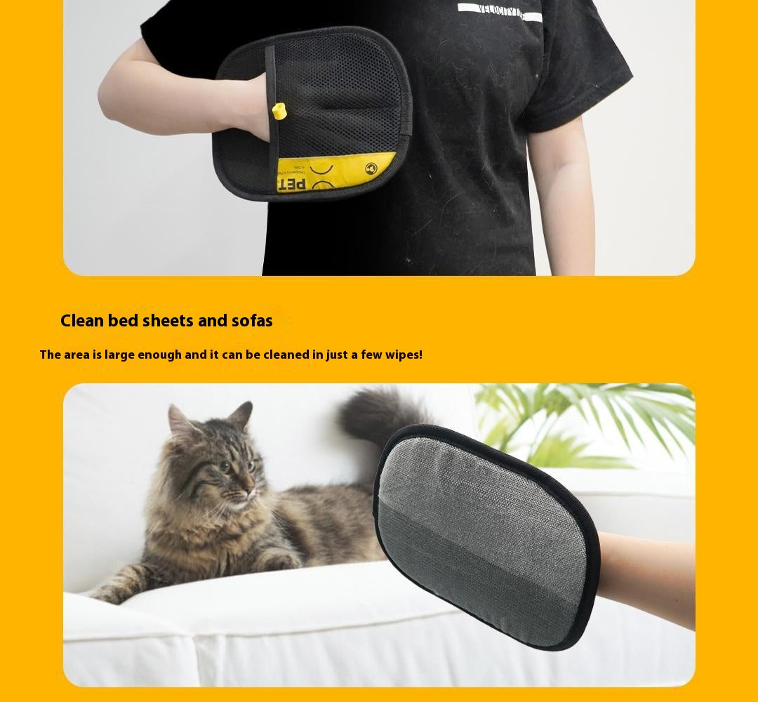 Guantes Portátiles para Eliminar Pelos de Mascotas en el Hogar