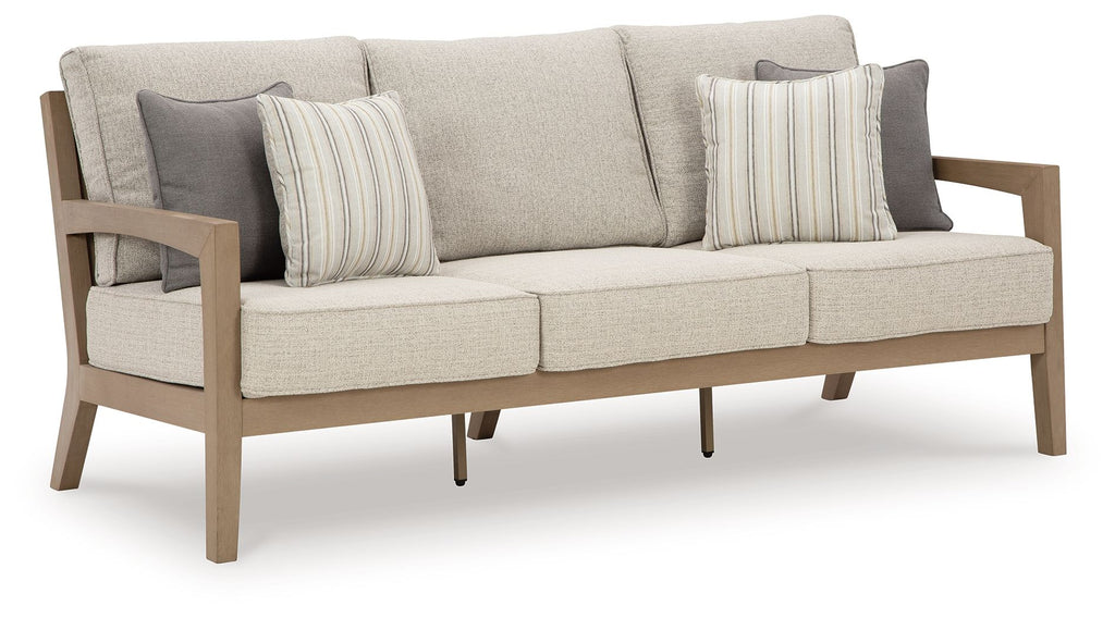Driftwood Outdoor Sofa with Cushions Furniture-0