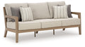 Driftwood Outdoor Sofa with Cushions Furniture-0