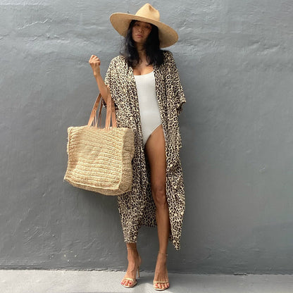 Robe de plage de villégiature en polyester anti-UV pour femmes