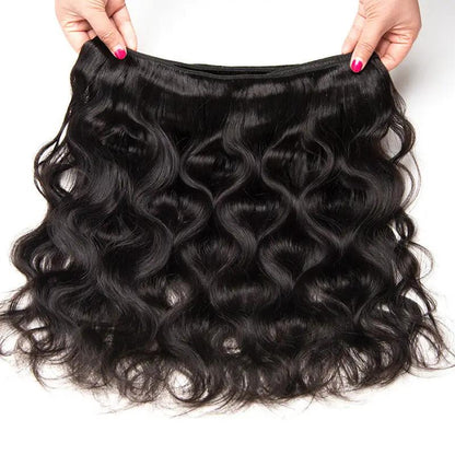 African Wigs synthetic hair extensions bundle by AdTec, in black with loose, defined waves for natural fullness.