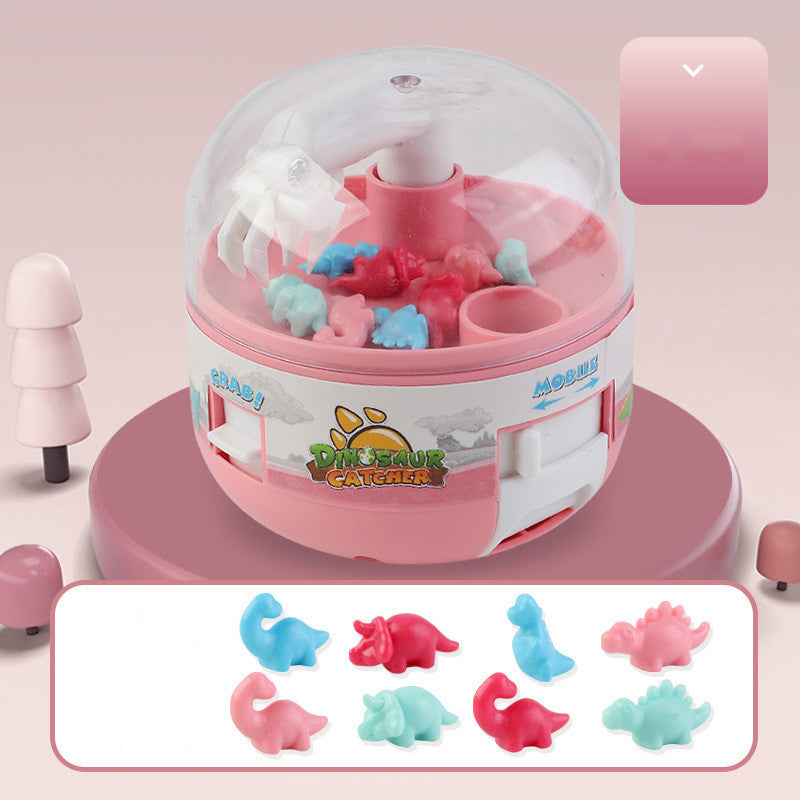 Jouet Gashapon pour Enfants Mini Machine à Pince Dinosaures Jouets pour Enfants