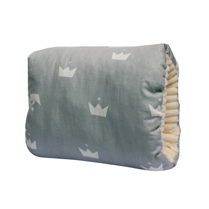 Almohada de brazo ajustable de algodón para lactancia de bebé, almohada de lactancia lavable para bebés, cojín de brazo para lactancia