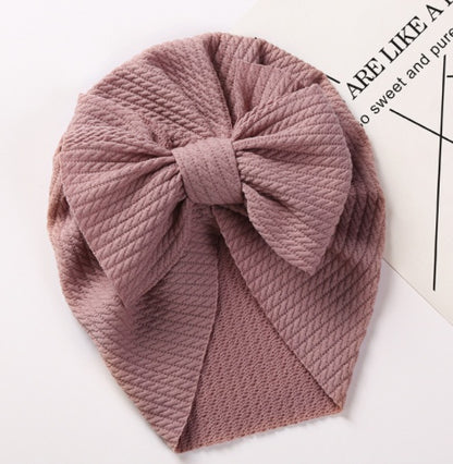 Chapeau chaud et mignon pour enfants européens et américains avec nœud