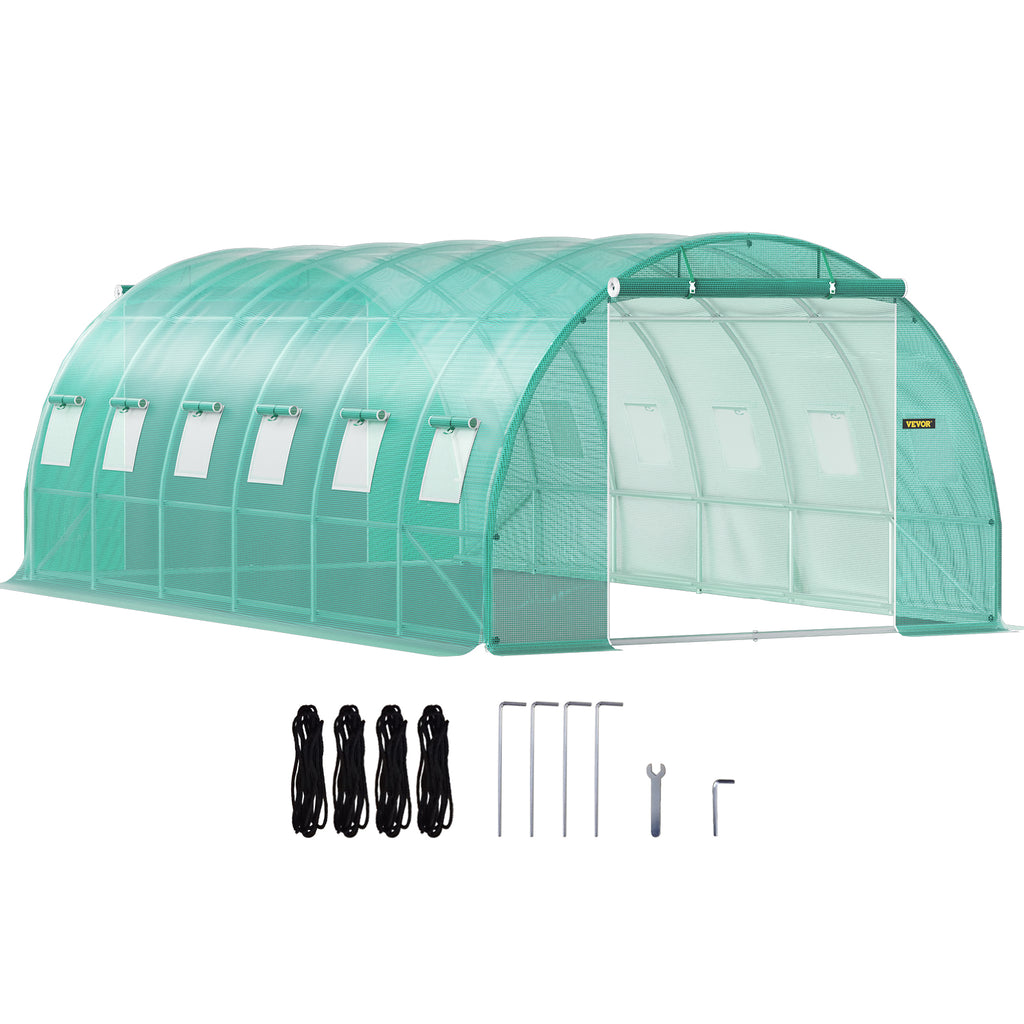 Walk-in Tunnel Greenhouse, 20 X 10 X 7 Ft