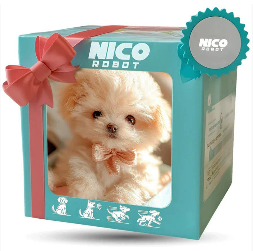 Mon chien robot en peluche courte