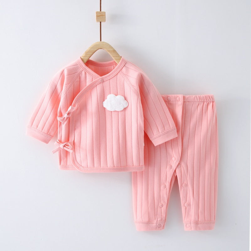 Vêtements de bébé nouveau-né en pur coton printemps, automne et hiver nouveau-né