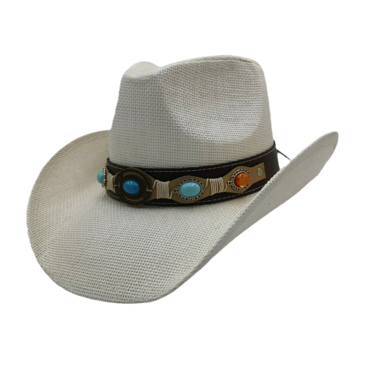 Sombrero fedora de estilo étnico para exteriores de verano