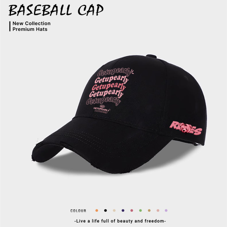 Casquette de baseball décontractée style européen et américain pour femme