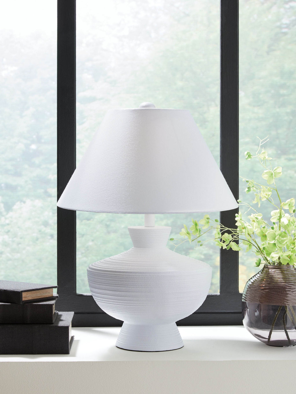 Harelwood - Poly Table Lamp - White-2