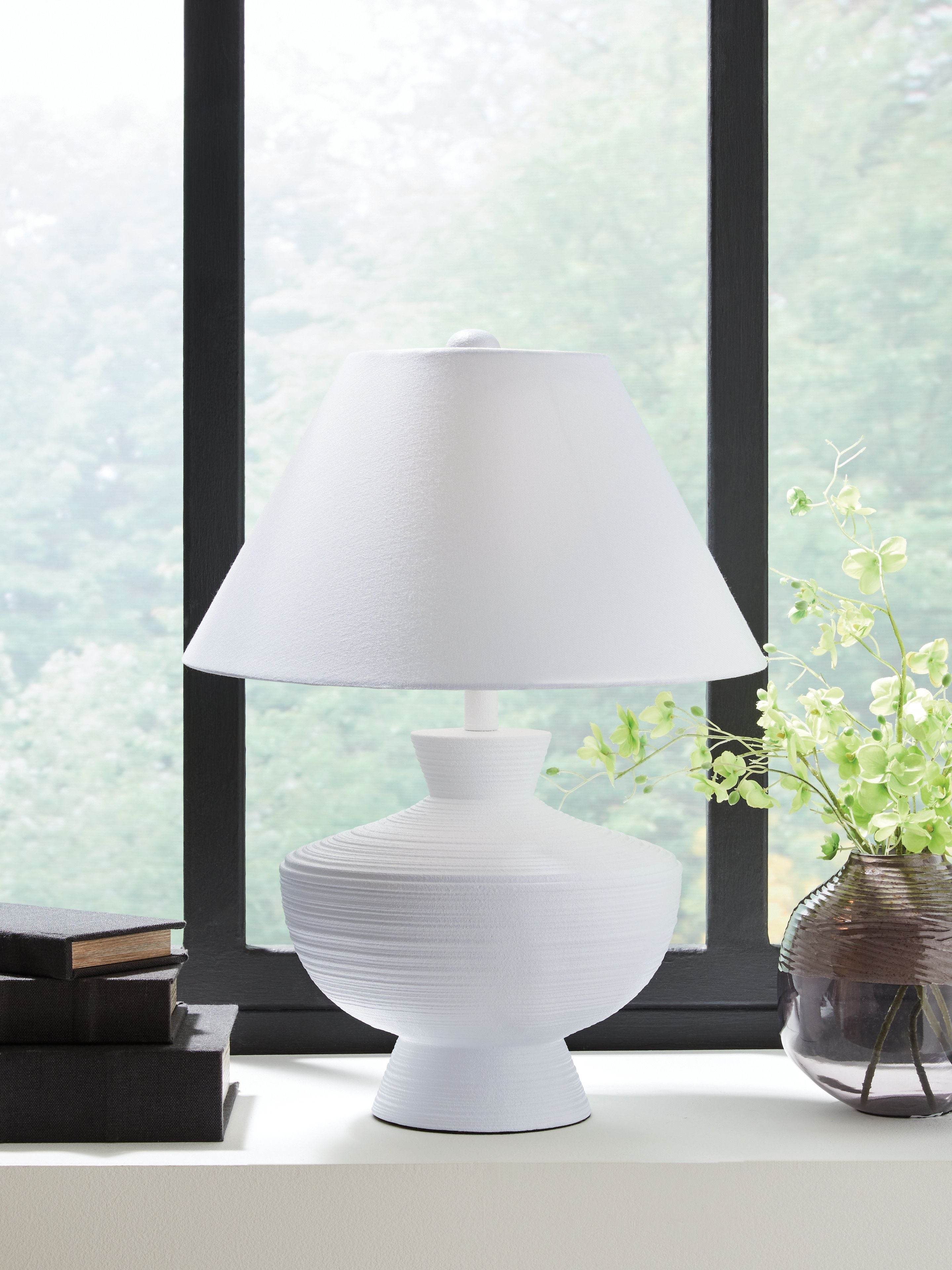 Harelwood - Poly Table Lamp - White-2
