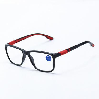 Lunettes de lecture HD anti-lumière bleue TR pour personnes âgées et d'âge moyen