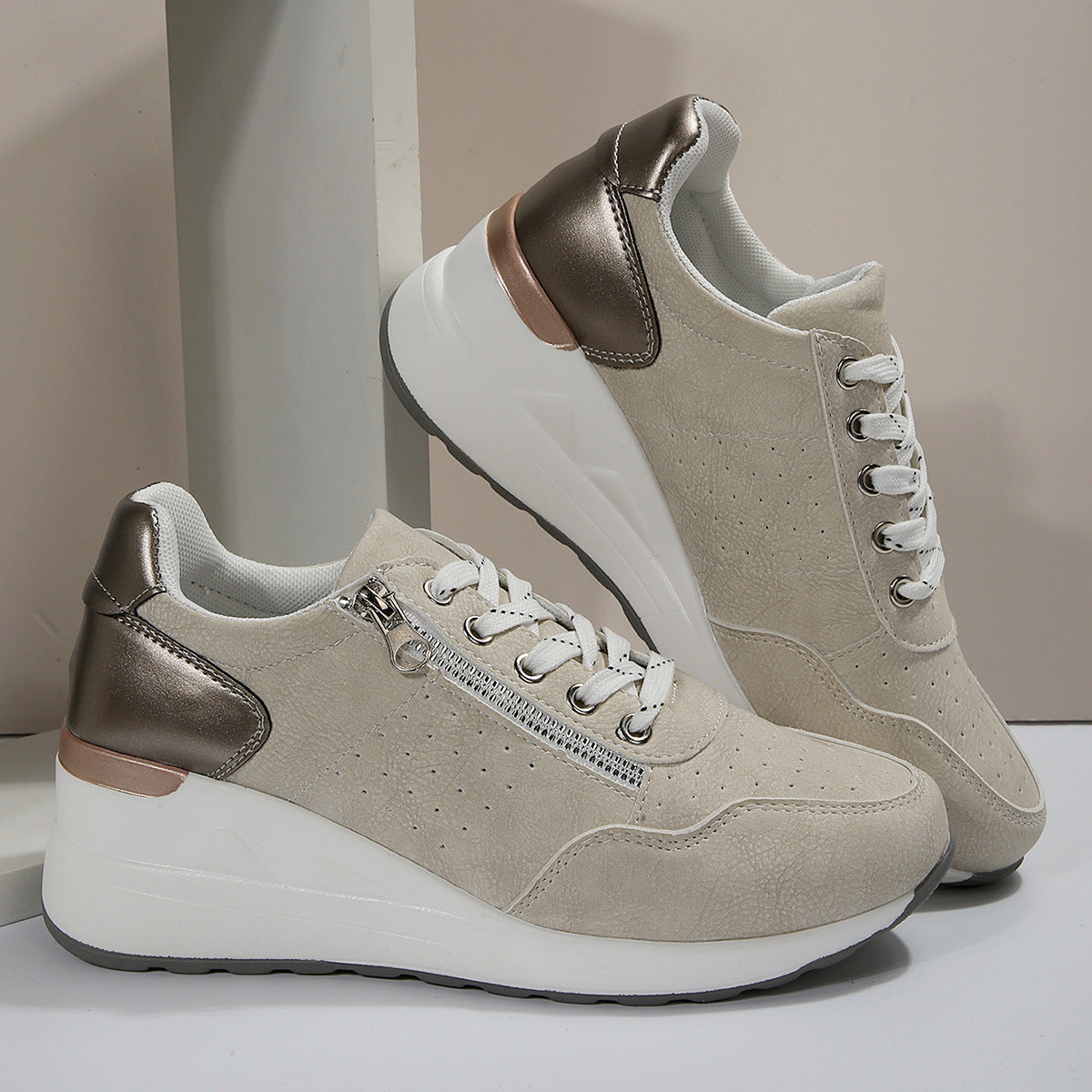 Zapatillas de plataforma quemadas