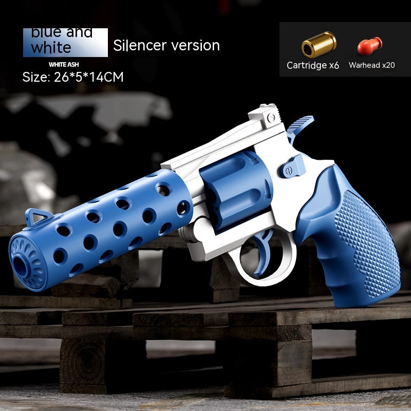 Pistolet jouet pour enfants à roue gauche mécanique continue