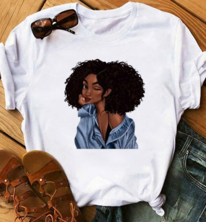 T-shirt à manches courtes ample pour femme
