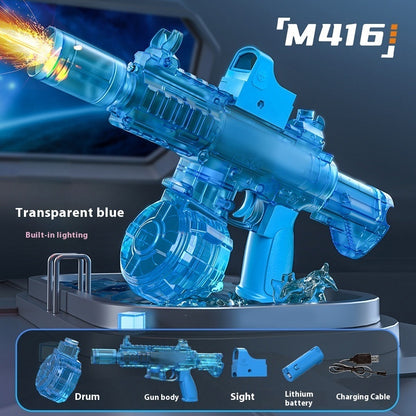 Nouveau pistolet à eau électrique Ice Mouse Ice Explosion, haute vitesse, tir continu, rechargement à liaison, grande capacité pour enfants