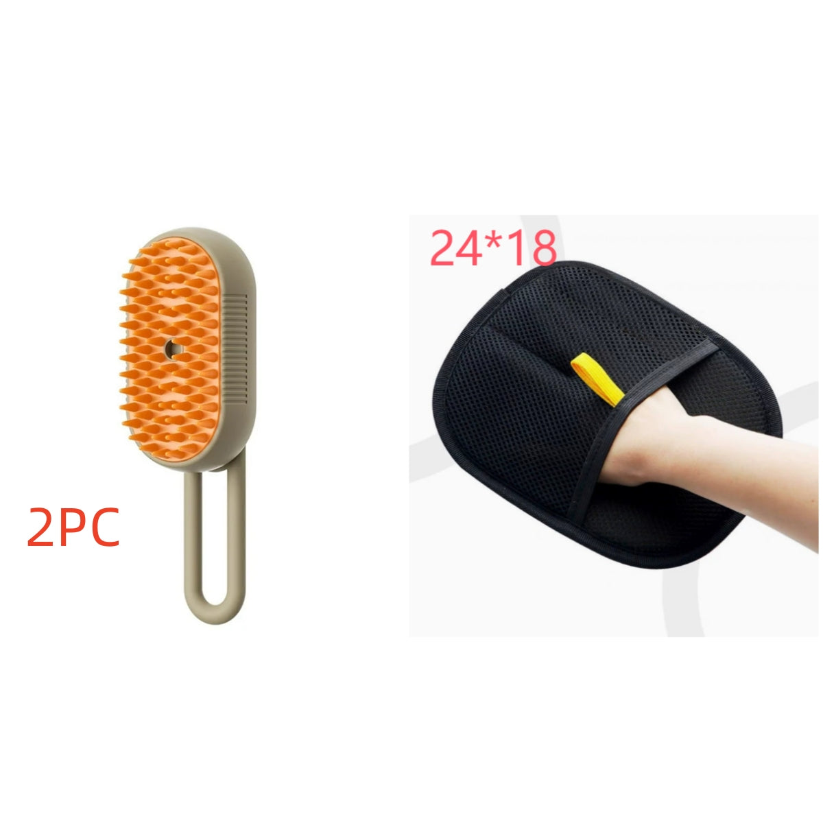 Cepillo de vapor para gatos Cepillo de vapor para perros 3 en 1 Cepillos eléctricos en spray para pelo de gato para masaje Peine de aseo para mascotas Peines de eliminación de pelo Productos para mascotas