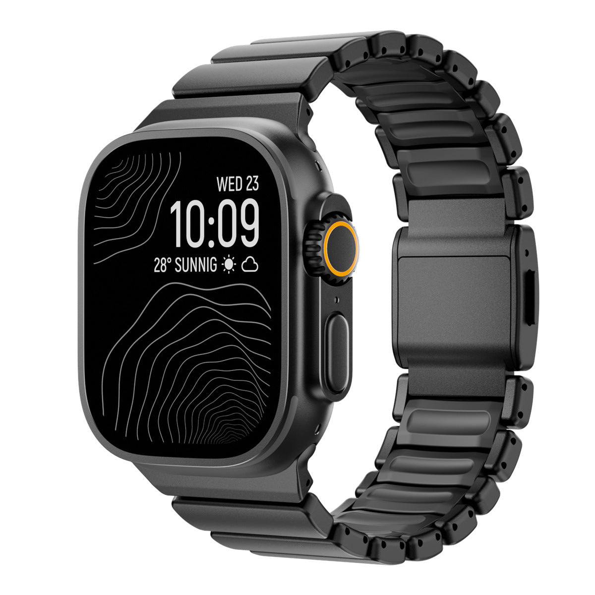 Bracelet de montre magnétique en titane