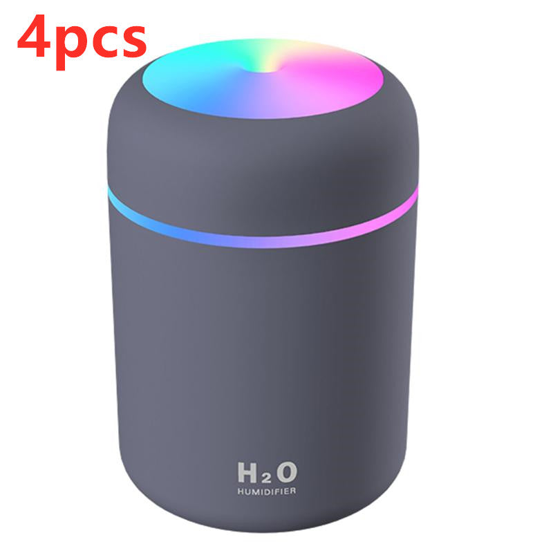 Atomizador de escritorio USB doméstico, mini, silencioso, para dormitorio, gran volumen de niebla