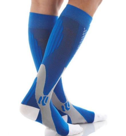 Calcetines de compresión para hombre y mujer. El mejor ajuste atlético gradual para correr, viajar en avión, aumentar la resistencia, la circulación y la recuperación.