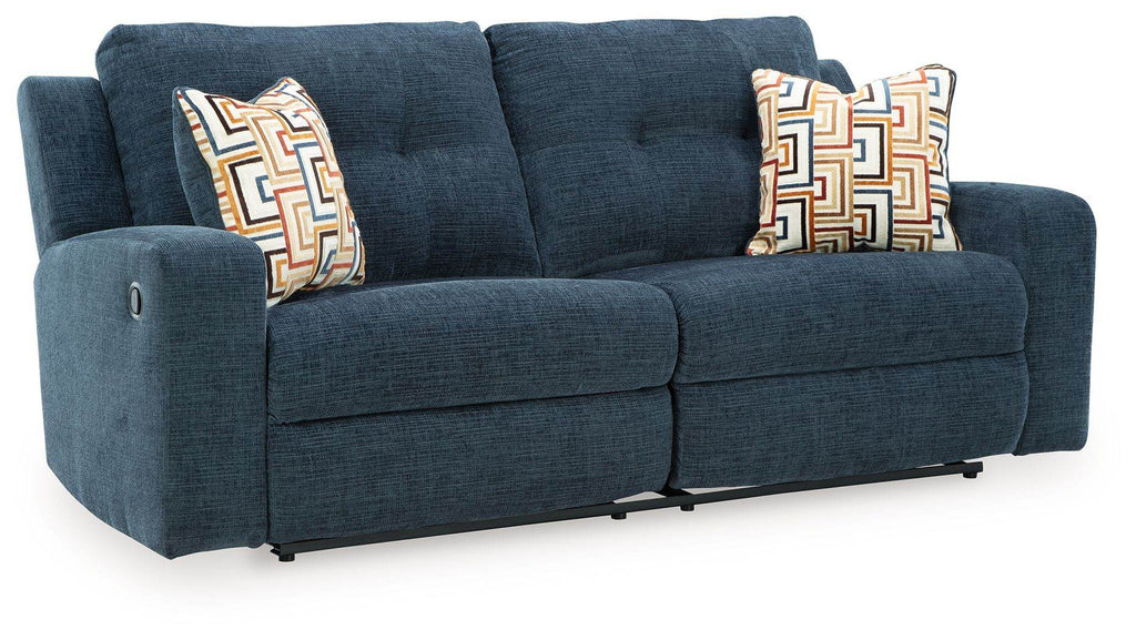 Signature Design by Ashley Danum Reclining Sofa Fabric Ink Gray 2 Seat-0