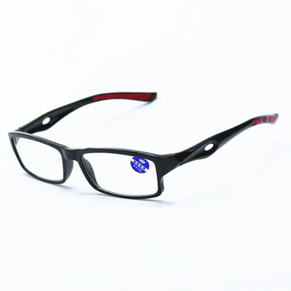 Lunettes de lecture HD anti-lumière bleue TR pour personnes âgées et d'âge moyen