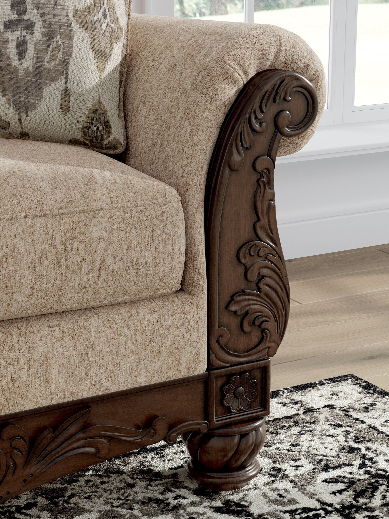 Chelsworth - Loveseat - Golden-1
