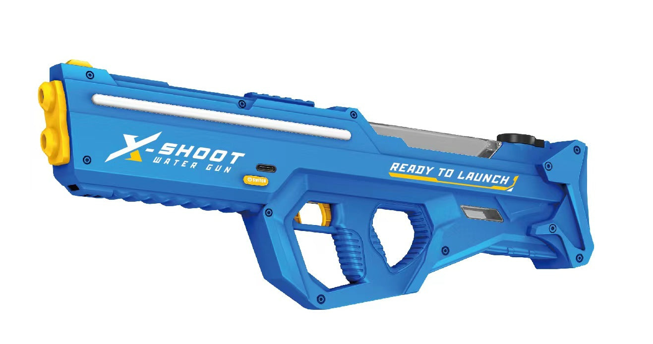 Grand pistolet à eau électrique à impulsion avec lumière