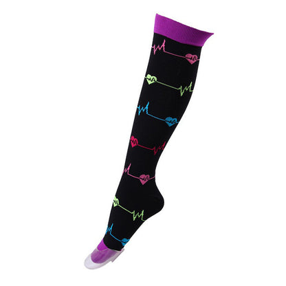 Chaussettes de sport de compression extensibles pour femmes