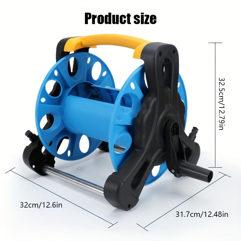 Compact Garden Hose Stand with Adjustable Frame-2
