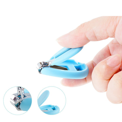 Ciseaux à ongles anti-pincement pour bébé, kit de soins 5 pièces