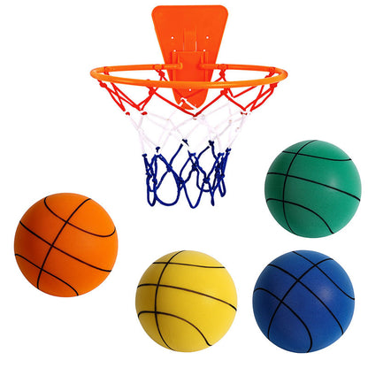 Pelota Deportiva Silenciosa de Espuma de Alta Densidad Baloncesto Mudo de Interior Pelota Elástica Blanda Juguetes Deportivos para Niños
