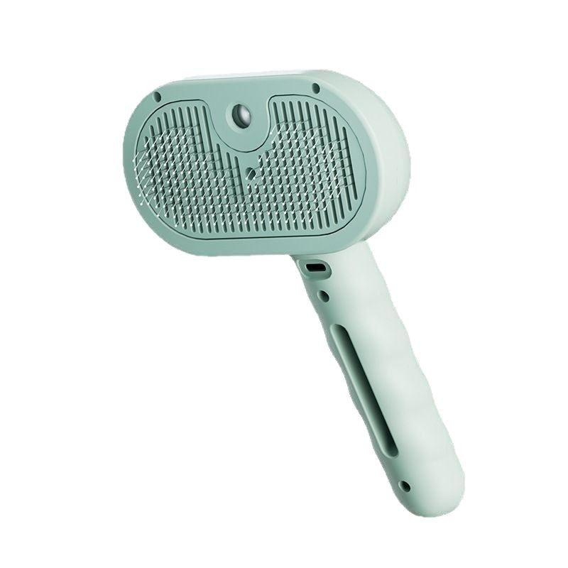 Pulverizador para mascotas Peine eliminador de pelo para mascotas Cepillo de limpieza Accesorios para gatos Herramientas de aseo para perros Peine humidificador de niebla de agua para desenredar Suministros para mascotas