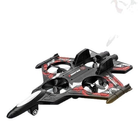 Montre planeur télécommandée à induction pour enfants en forme d'avion de chasse, jouets d'extérieur