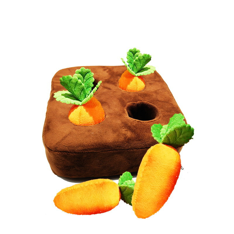 Jouets en peluche créatifs de radis à tirer