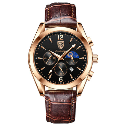 Montre à quartz étanche lumineuse pour homme avec bracelet