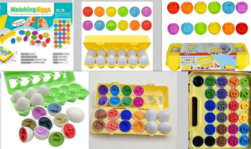 Jouet Éducatif Bébé Apprentissage Smart Egg Jeux Formes Tri Jouets Montessori pour Enfants