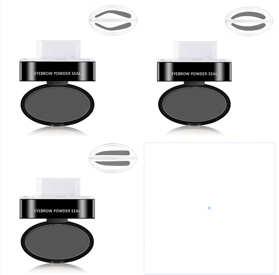 Kit de plantillas de maquillaje profesional para cejas en polvo, tinte, sello, impermeable, levantamiento de cejas, potenciadores de cejas, kit de plantillas