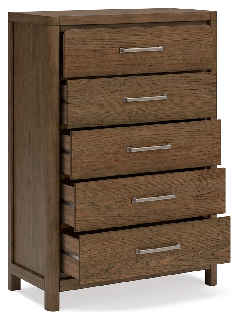 Signature Design by Ashley Cabalynn 5 Drawer Light Brown Chest-2