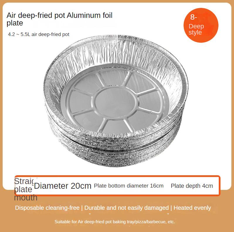 Revestimientos de papel de aluminio antiadherentes para freidora, revestimiento de papel desechable, resistente al aceite, cesta de vapor, herramienta de cocina, bandeja recogegrasas para barbacoa