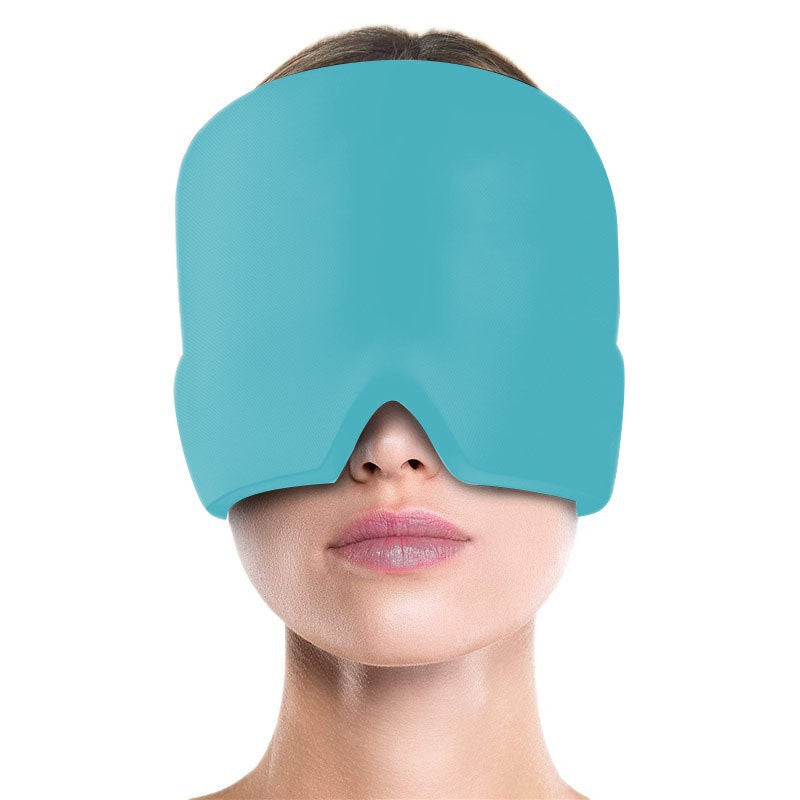Máscara de gel para ojos refrescante para el dolor de cabeza