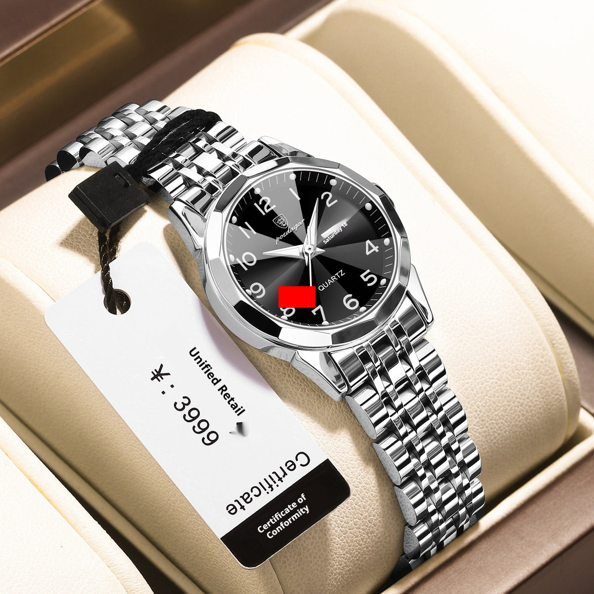 Women's Waterproof Double Calendar Watch
