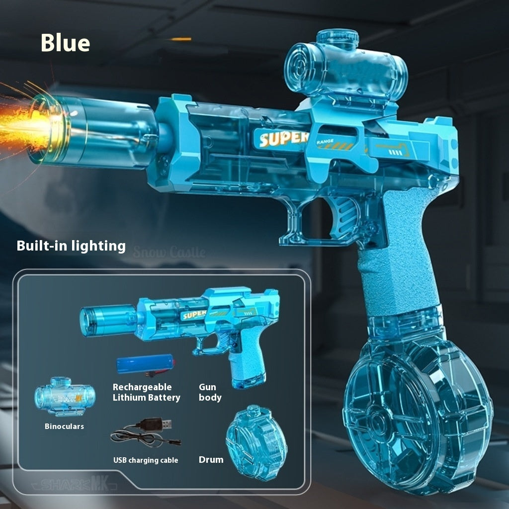Nouveau pistolet à eau électrique Ice Mouse Ice Explosion, haute vitesse, tir continu, rechargement à liaison, grande capacité pour enfants