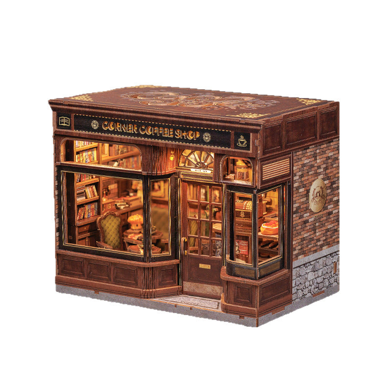 Miniature Scène Modèle DIY Assemblé Fait Main Jouet Cottage 3D