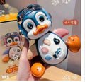 Jouets modèles d'animaux de compagnie ambulants d'éveil à l'éducation précoce Pingouin dansant électrique