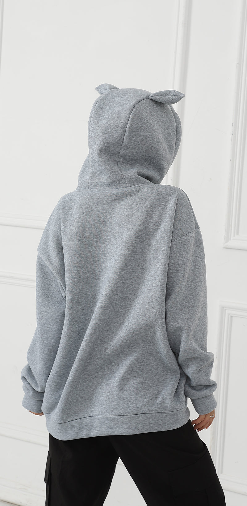 Sweat-shirt décontracté imprimé à manches longues pour femmes