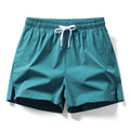 Shorts de sport fendus en soie glacée extensibles pour femmes