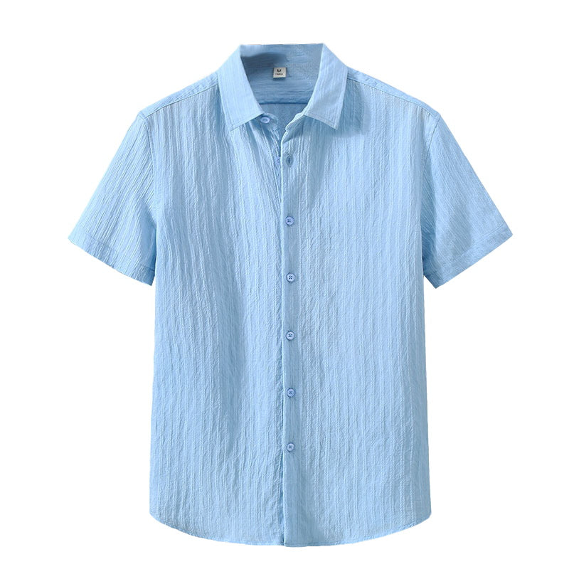 Chemise Homme Anti-UV Ample Coton Respirant