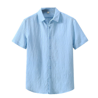 Chemise Homme Anti-UV Ample Coton Respirant